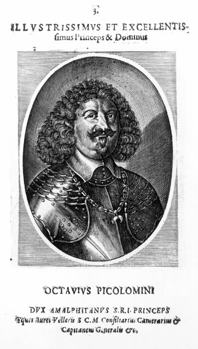 Prince Octavio Piccolomini, Duke of Amalfi, after a portrait of 1649 by Mattaus the Younger Merian